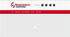 Desktop Screenshot of lospentecostalesdurham.com