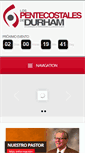 Mobile Screenshot of lospentecostalesdurham.com
