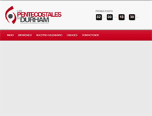 Tablet Screenshot of lospentecostalesdurham.com